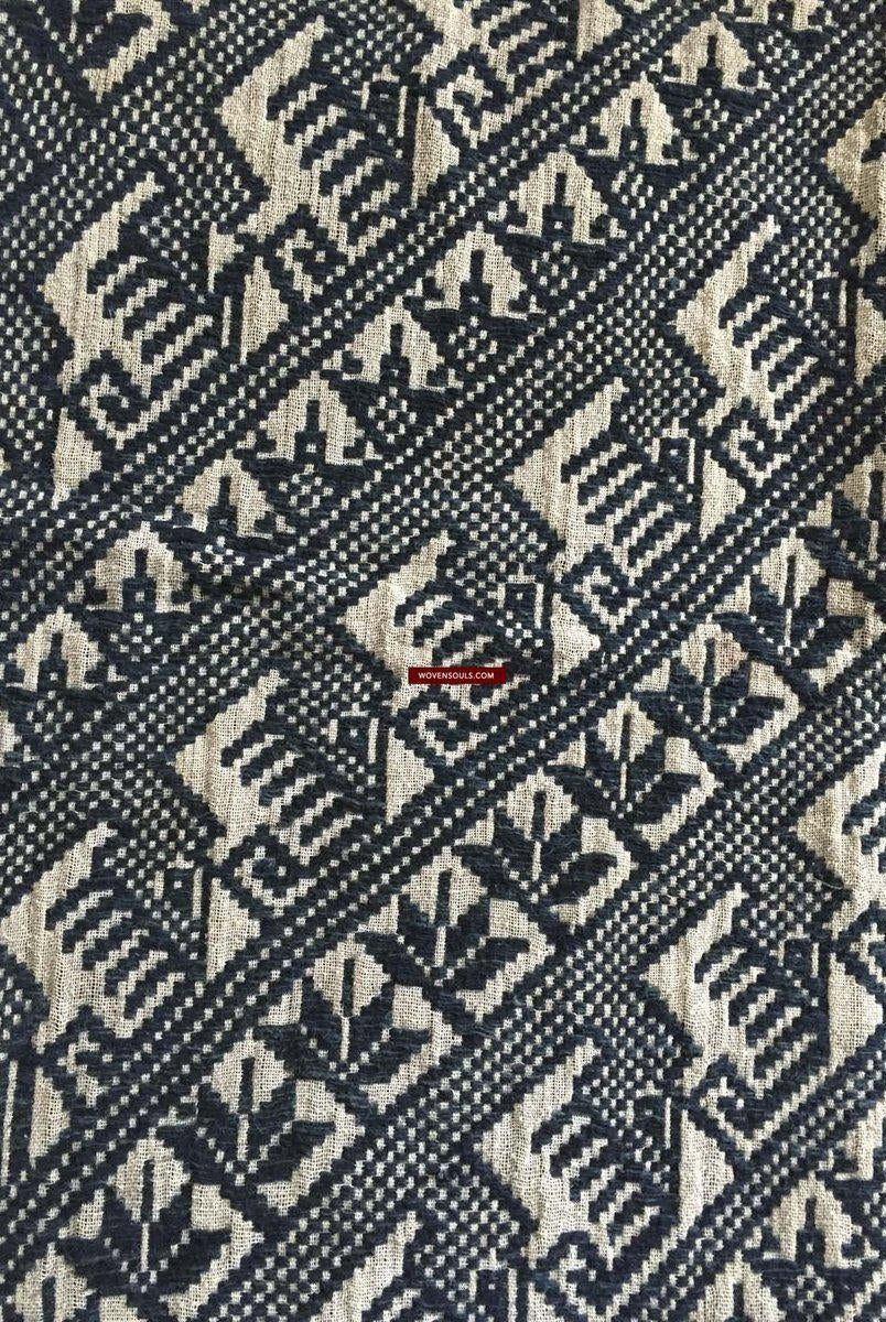 899 Vintage Tai Sam Neua Laotiano Tessitura in cotone filato a mano-WOVENSOULS-Arredamento artistico-tessile-vintage-antico
