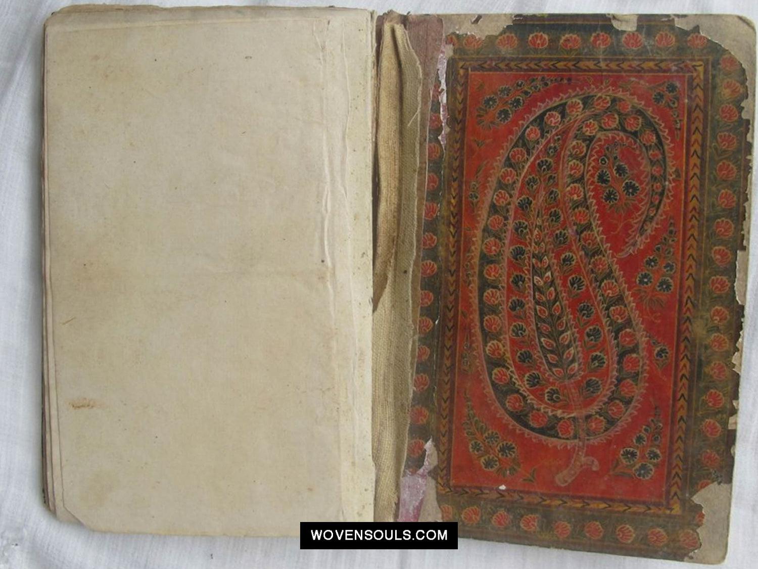 9004 SOLD Antique Prayer Book-WOVENSOULS Antique Textiles & Art Gallery
