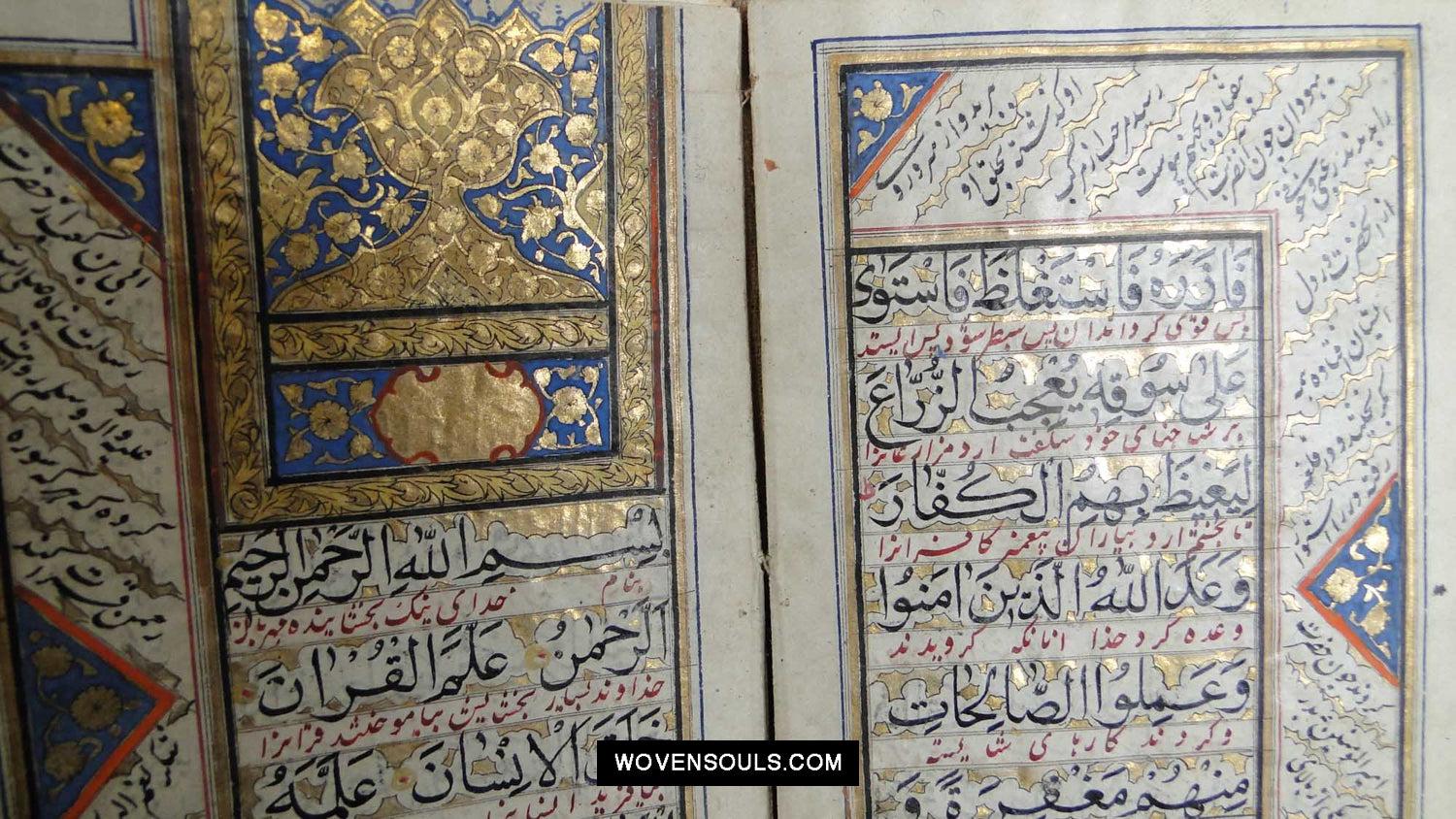 9004 SOLD Antique Prayer Book-WOVENSOULS Antique Textiles & Art Gallery