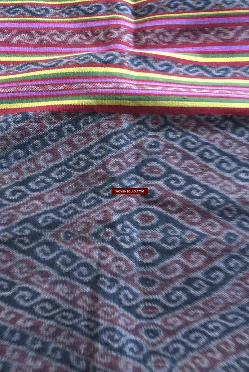 902 Alte Ikat-Sarong-Weberei mit zusätzlichem Schuss aus Biboki Timor-WOVENSOULS-Antike-Vintage-Textilien-Kunst-Dekor