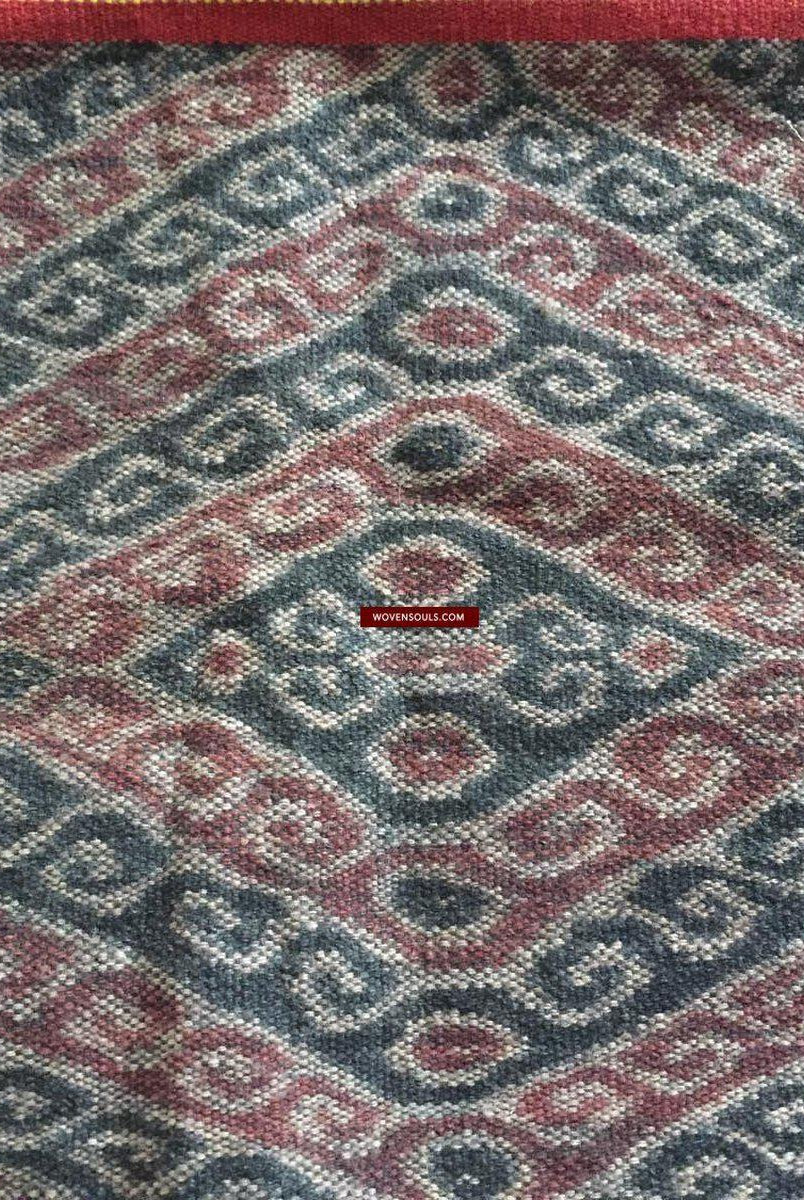 902 Alte Ikat-Sarong-Weberei mit zusätzlichem Schuss aus Biboki Timor-WOVENSOULS-Antike-Vintage-Textilien-Kunst-Dekor