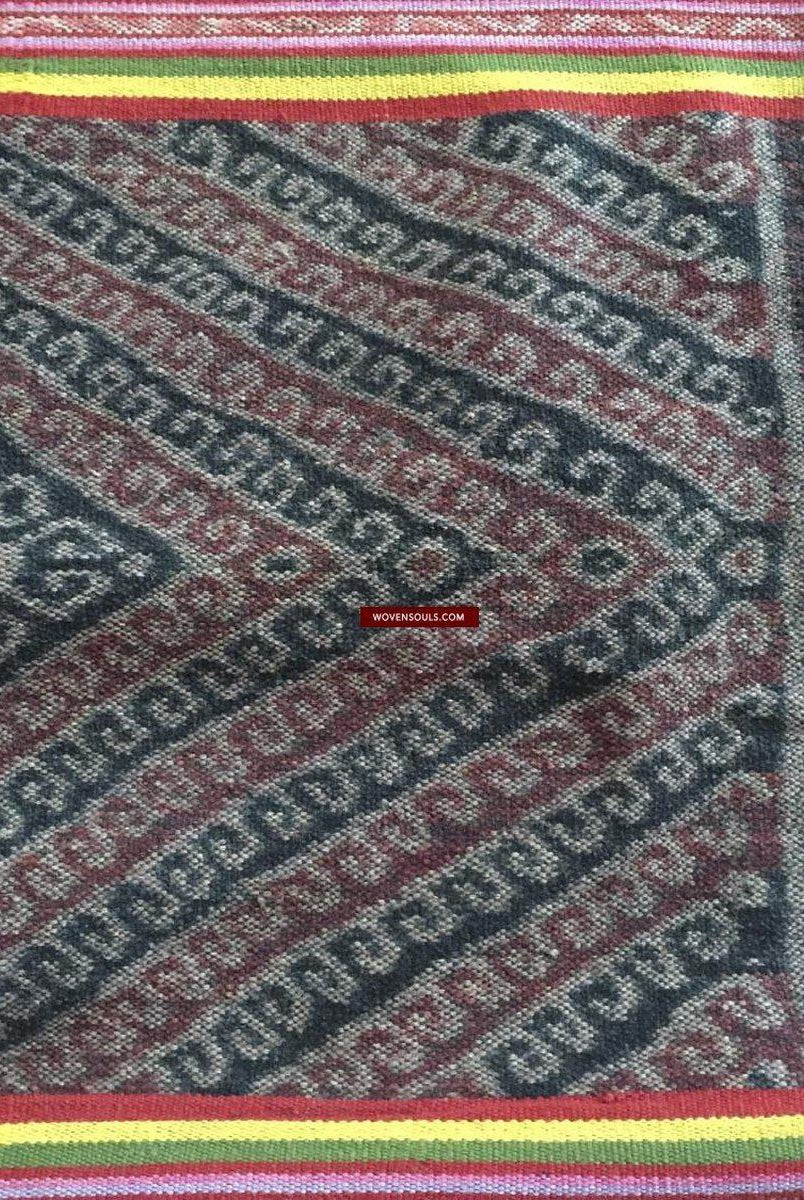 902 Alte Ikat-Sarong-Weberei mit zusätzlichem Schuss aus Biboki Timor-WOVENSOULS-Antike-Vintage-Textilien-Kunst-Dekor