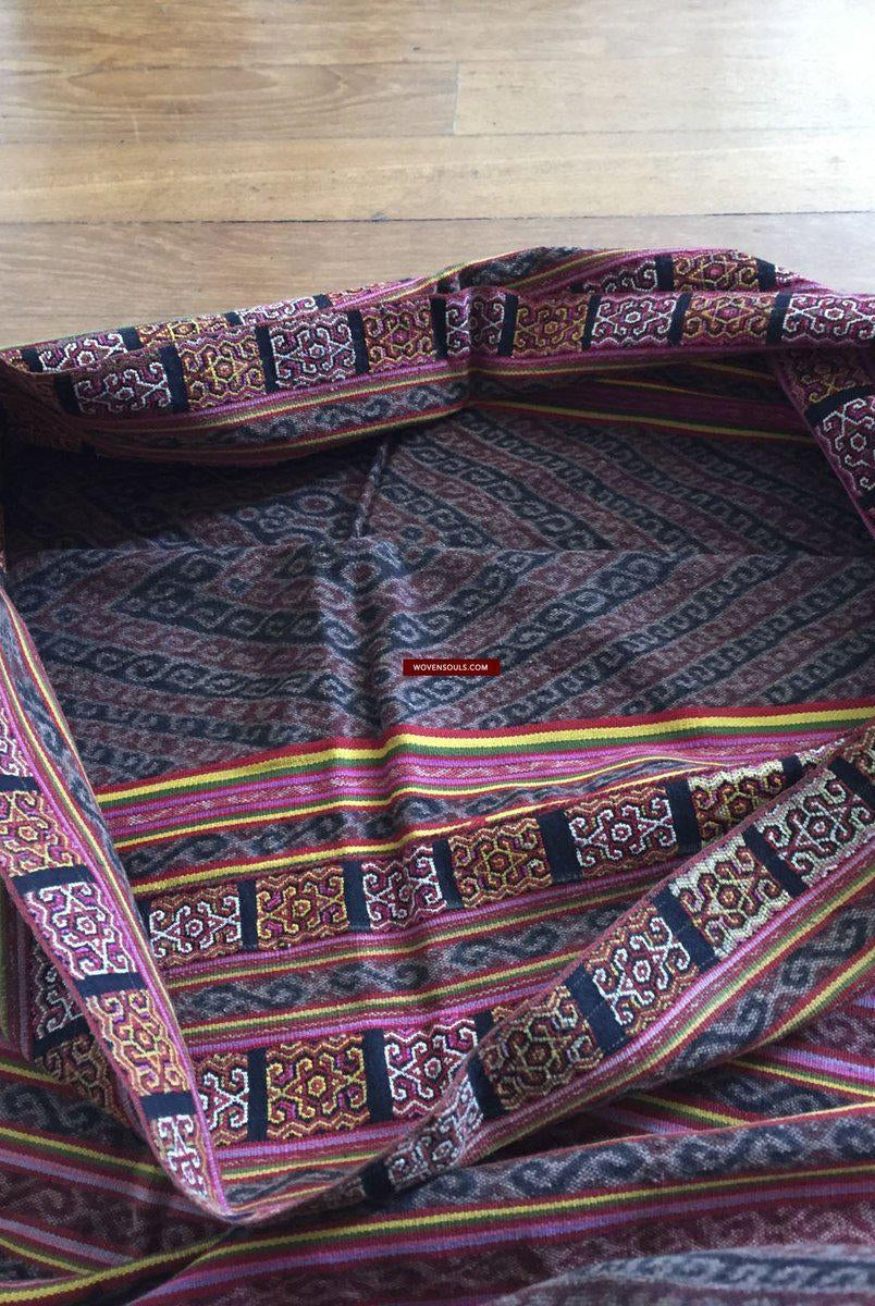 902 Alte Ikat-Sarong-Weberei mit zusätzlichem Schuss aus Biboki Timor-WOVENSOULS-Antike-Vintage-Textilien-Kunst-Dekor