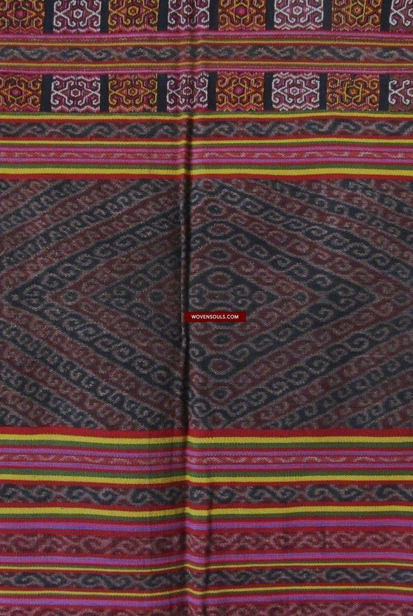 902 Alte Ikat-Sarong-Weberei mit zusätzlichem Schuss aus Biboki Timor-WOVENSOULS-Antike-Vintage-Textilien-Kunst-Dekor