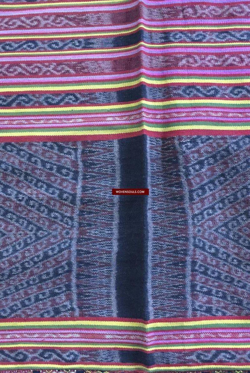 902 Alte Ikat-Sarong-Weberei mit zusätzlichem Schuss aus Biboki Timor-WOVENSOULS-Antike-Vintage-Textilien-Kunst-Dekor
