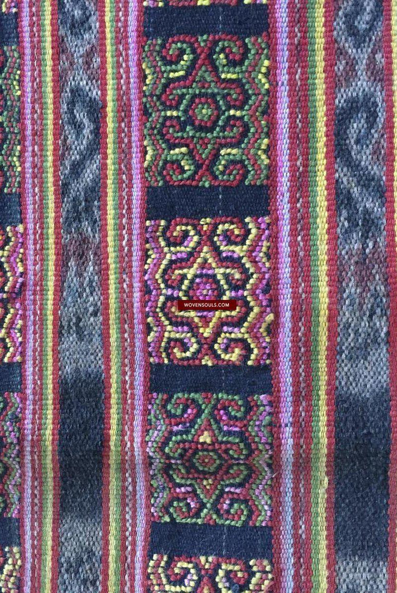 902 Alte Ikat-Sarong-Weberei mit zusätzlichem Schuss aus Biboki Timor-WOVENSOULS-Antike-Vintage-Textilien-Kunst-Dekor