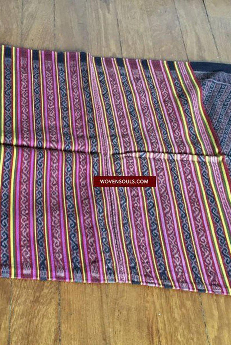 902 Alte Ikat-Sarong-Weberei mit zusätzlichem Schuss aus Biboki Timor-WOVENSOULS-Antike-Vintage-Textilien-Kunst-Dekor