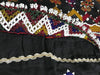 917 VINTAGE KOHISTAN BLACK SHAWL TEXTILE-WOVENSOULS-Antique-Vintage-Textiles-Art-Decor