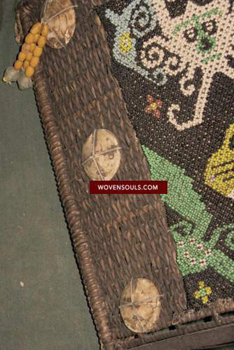 925 Old Borneo Baby Carrier Kalimantan-WOVENSOULS-Antique-Vintage-Textiles-Art-Decor