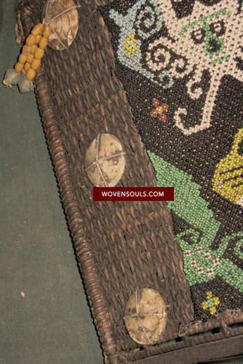 925 Old Borneo Baby Carrier Kalimantan-WOVENSOULS-Antique-Vintage-Textiles-Art-Decor