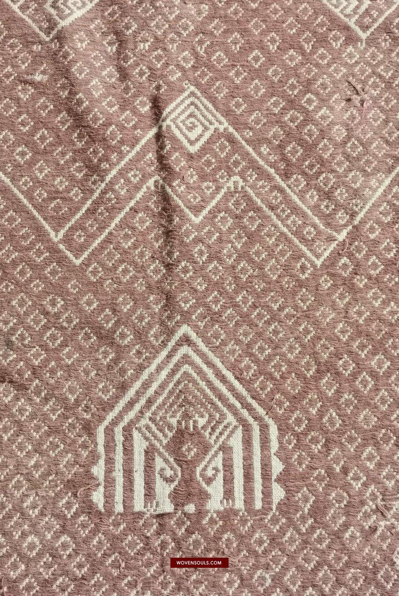 927 Rare Antique Tampan Ship cloth Sumatra Textile Art-WOVENSOULS-Antique-Vintage-Textiles-Art-Decor