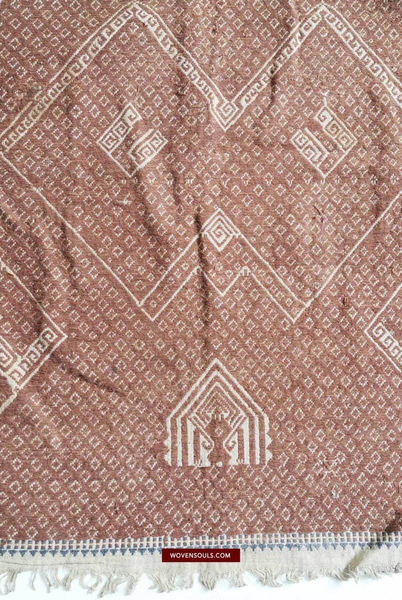 927 Rare Antique Tampan Ship cloth Sumatra Textile Art-WOVENSOULS-Antique-Vintage-Textiles-Art-Decor