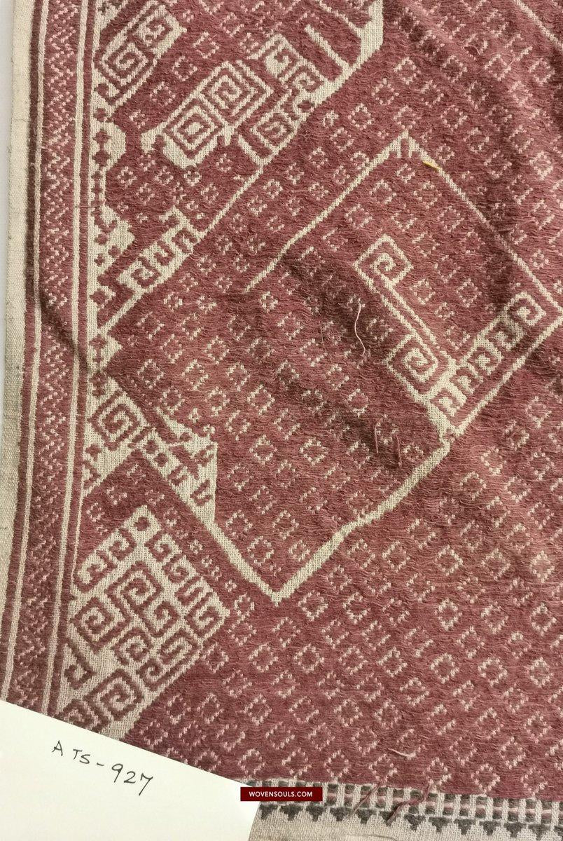 927 Rare Antique Tampan Ship cloth Sumatra Textile Art-WOVENSOULS-Antique-Vintage-Textiles-Art-Decor