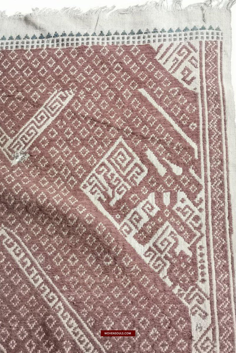 927 Rare Antique Tampan Ship cloth Sumatra Textile Art-WOVENSOULS-Antique-Vintage-Textiles-Art-Decor