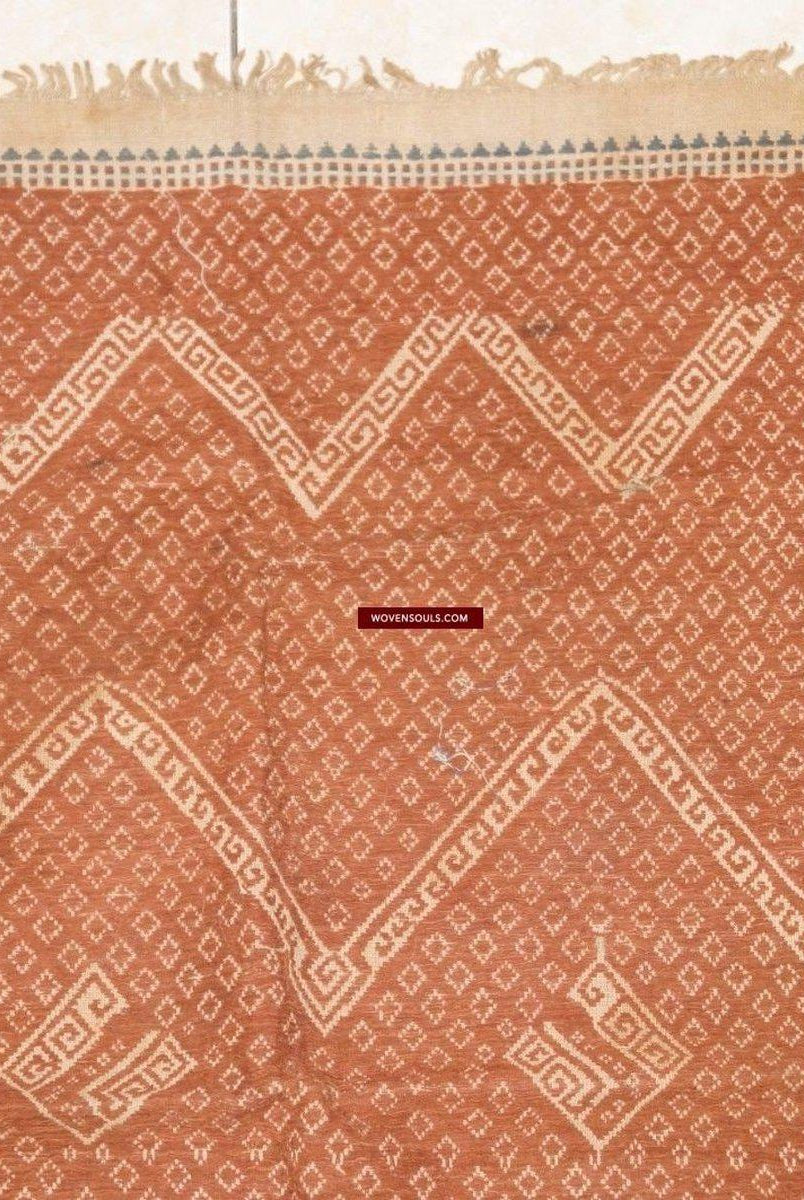 927 Rare Antique Tampan Ship cloth Sumatra Textile Art-WOVENSOULS-Antique-Vintage-Textiles-Art-Decor