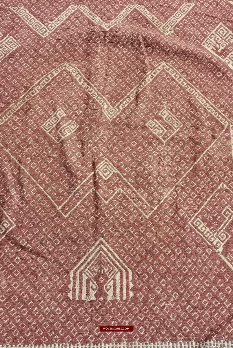 927 Rare Antique Tampan Ship cloth Sumatra Textile Art-WOVENSOULS-Antique-Vintage-Textiles-Art-Decor