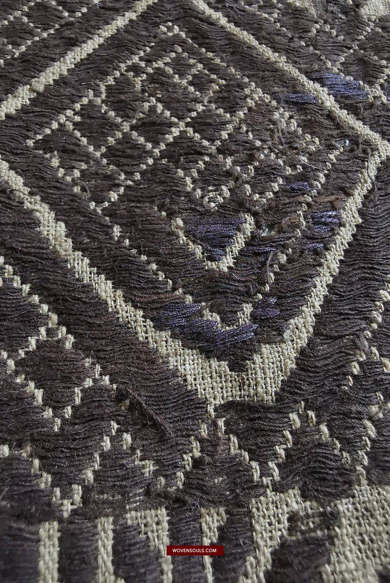 928 Antique Sumatra Tampan Shipcloth Textile Art - Brani-WOVENSOULS-Antique-Vintage-Textiles-Art-Decor