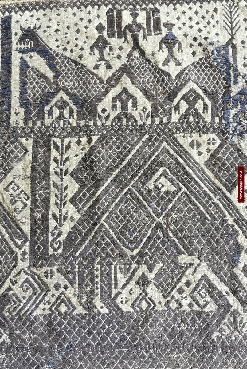 928 Antique Sumatra Tampan Shipcloth Textile Art - Brani-WOVENSOULS-Antique-Vintage-Textiles-Art-Decor