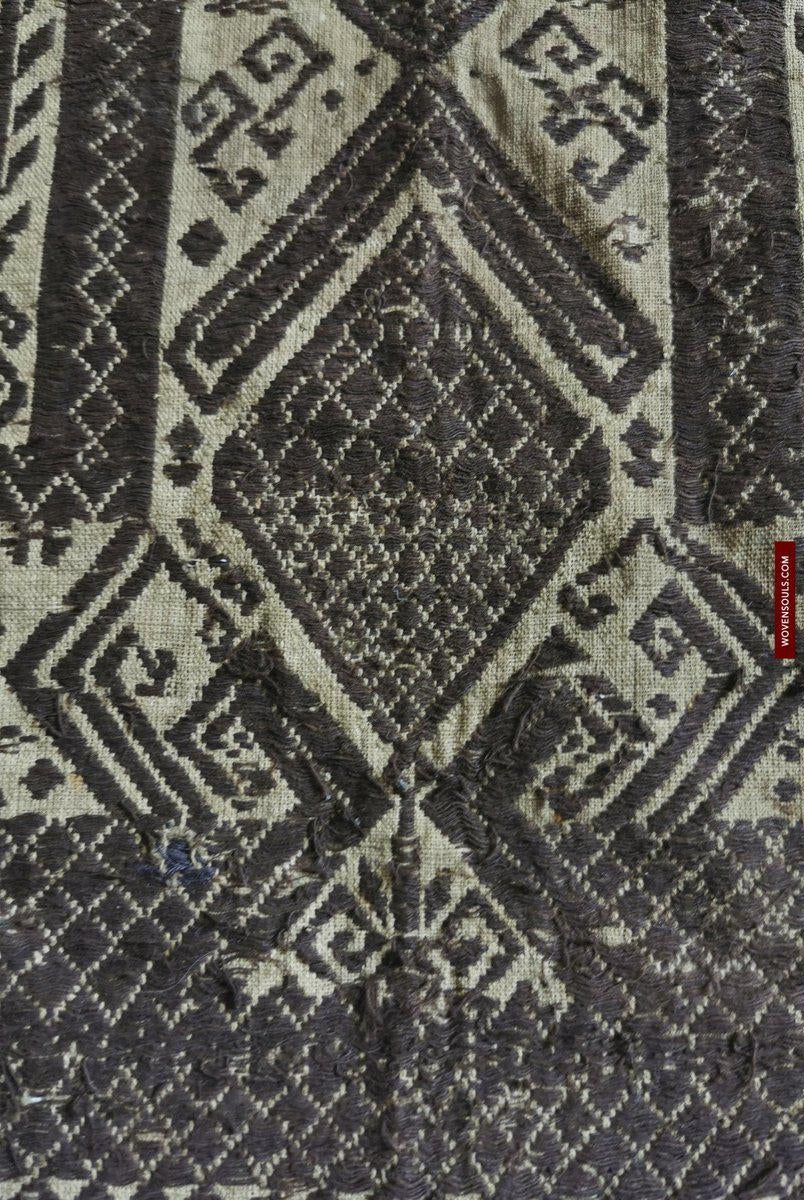 928 Antique Sumatra Tampan Shipcloth Textile Art - Brani-WOVENSOULS-Antique-Vintage-Textiles-Art-Decor