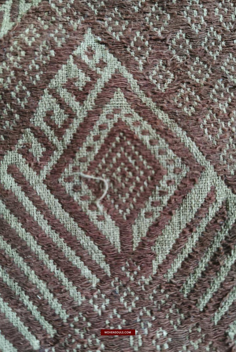 930 Antique Sumatra Tampan Ship cloth Textile Weaving-WOVENSOULS-Antique-Vintage-Textiles-Art-Decor
