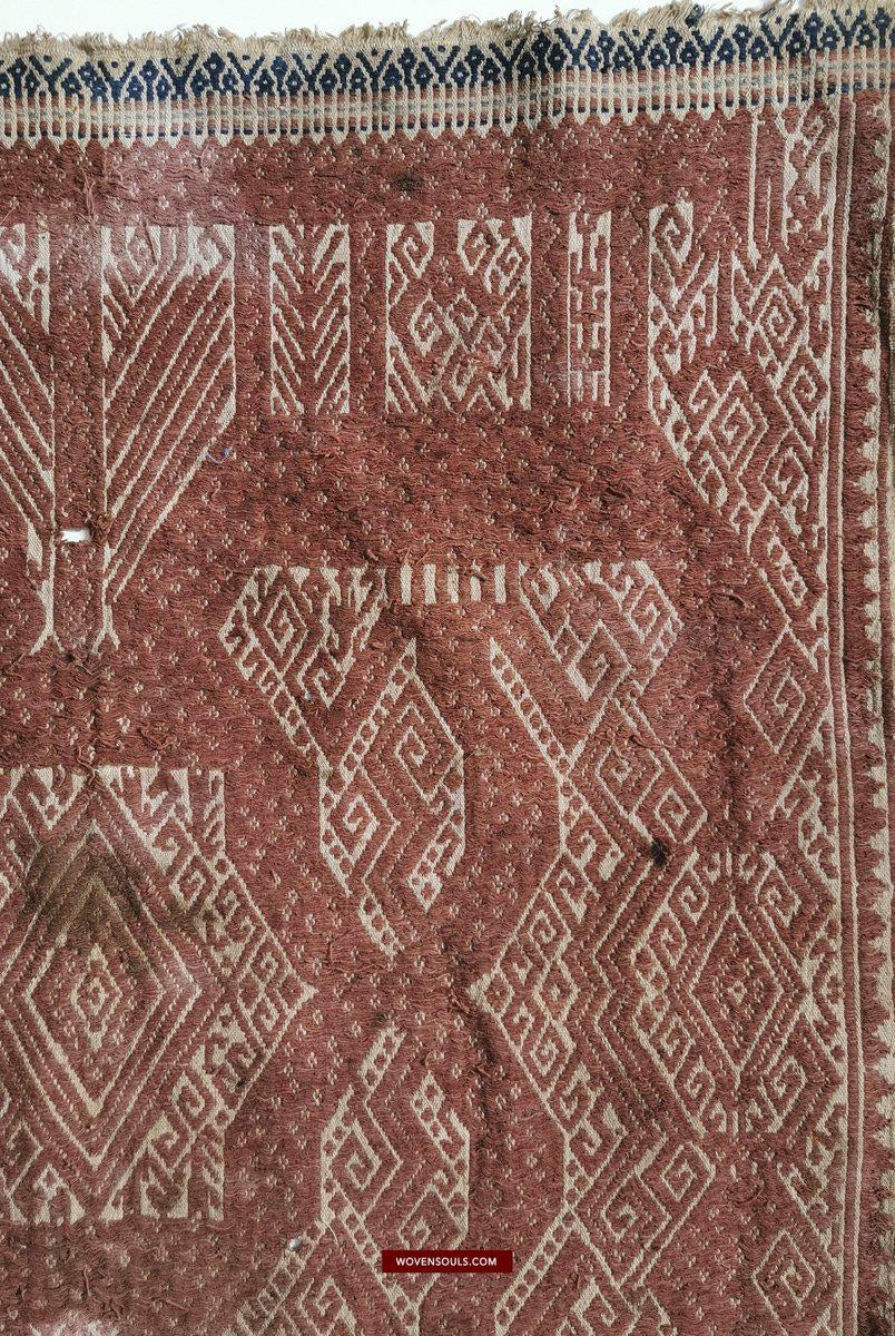 931 Antique SUmatran Tampan Shipcloth Textile-WOVENSOULS-Antique-Vintage-Textiles-Art-Decor