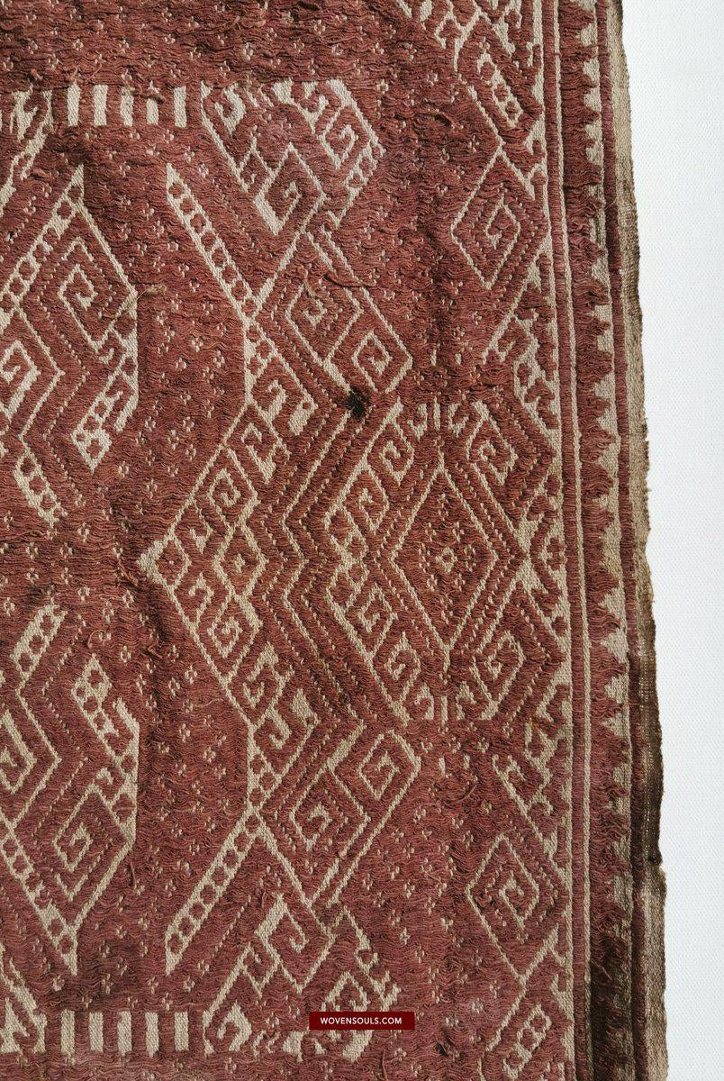 931 Antique SUmatran Tampan Shipcloth Textile-WOVENSOULS-Antique-Vintage-Textiles-Art-Decor