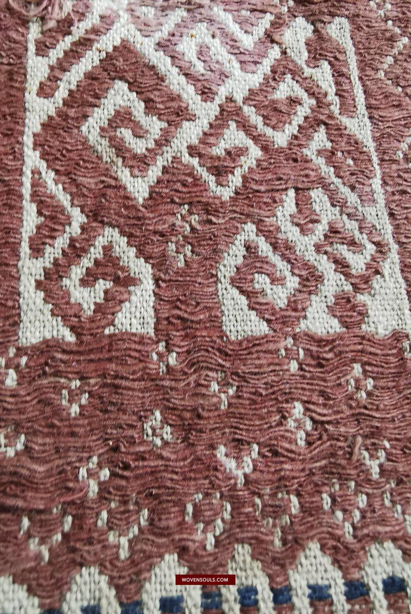 931 Antique SUmatran Tampan Shipcloth Textile-WOVENSOULS-Antique-Vintage-Textiles-Art-Decor