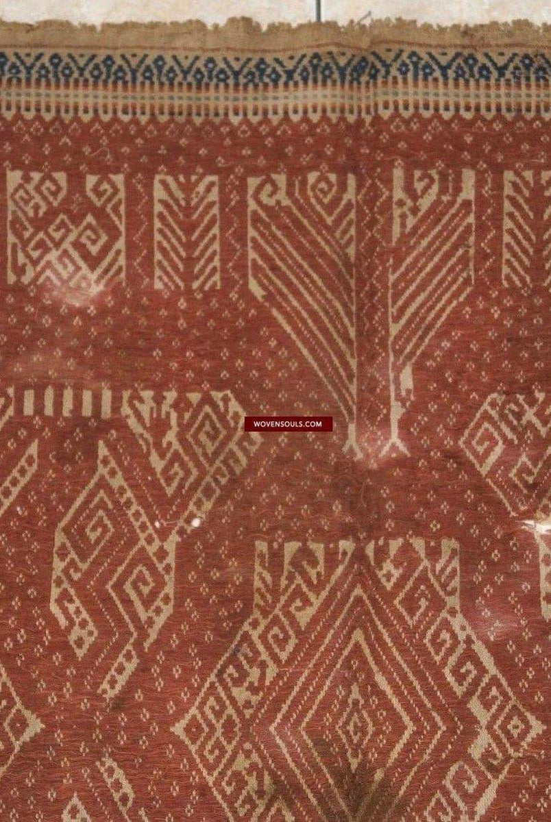 931 Antique SUmatran Tampan Shipcloth Textile-WOVENSOULS-Antique-Vintage-Textiles-Art-Decor