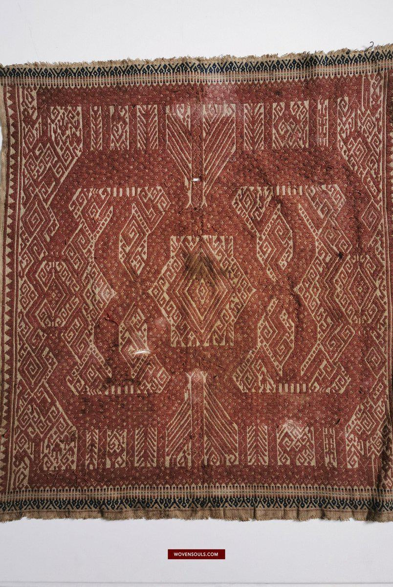 931 Antique SUmatran Tampan Shipcloth Textile-WOVENSOULS-Antique-Vintage-Textiles-Art-Decor
