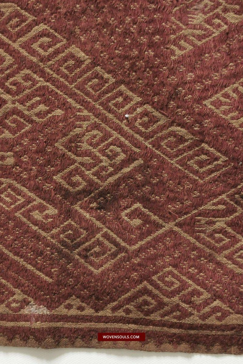 932 Antique Sumatra Tampan Shipcloth Textile Weaving-WOVENSOULS-Antique-Vintage-Textiles-Art-Decor