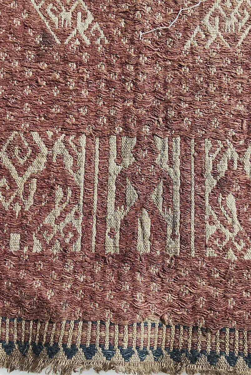 932 Antique Sumatra Tampan Shipcloth Textile Weaving-WOVENSOULS-Antique-Vintage-Textiles-Art-Decor