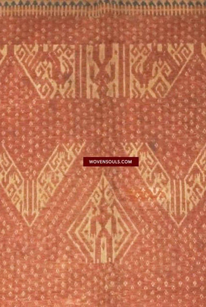 932 Antique Sumatra Tampan Shipcloth Textile Weaving-WOVENSOULS-Antique-Vintage-Textiles-Art-Decor