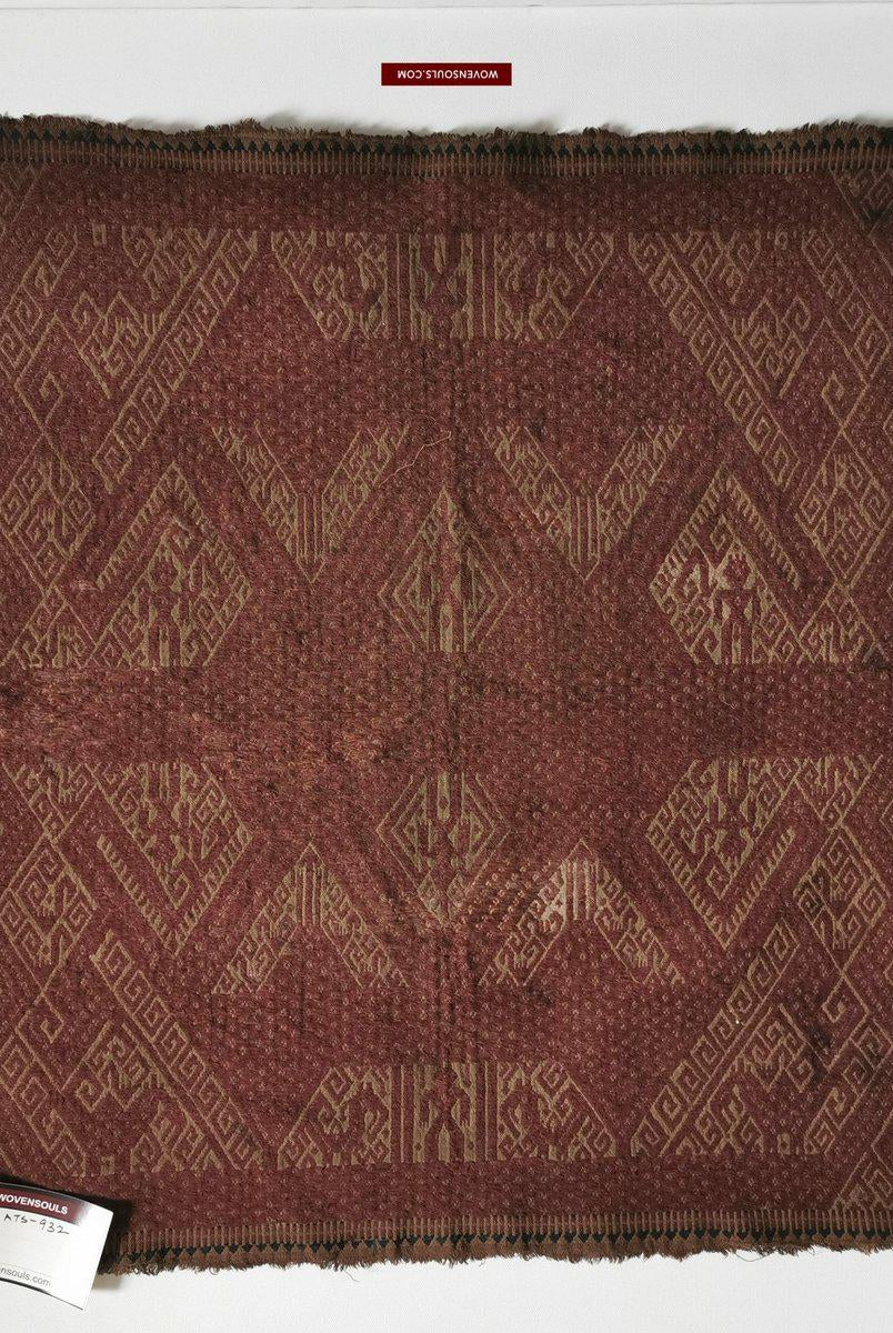 932 Antique Sumatra Tampan Shipcloth Textile Weaving-WOVENSOULS-Antique-Vintage-Textiles-Art-Decor