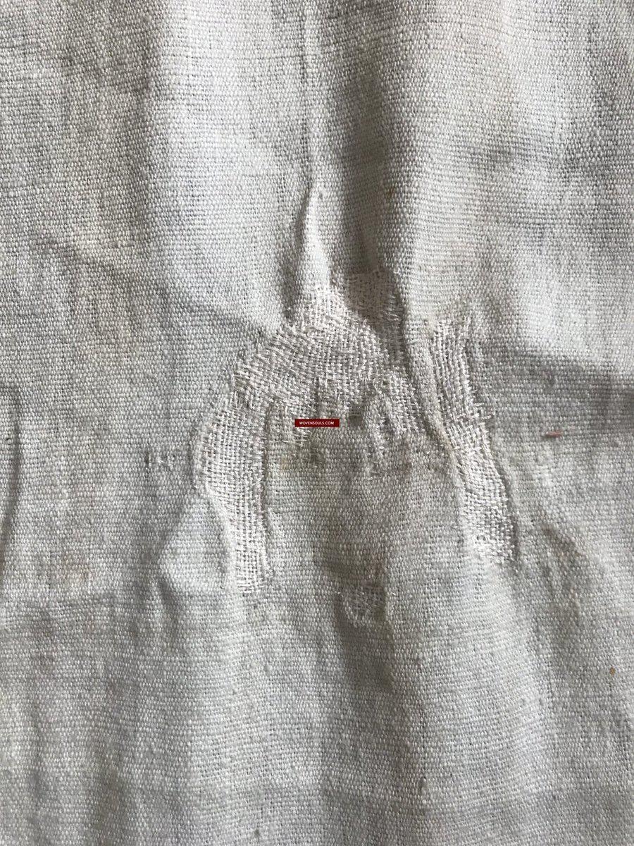 948 Old Hilltribe Tribal Textile Head / Shoulder Cloth-WOVENSOULS-Antique-Vintage-Textiles-Art-Decor