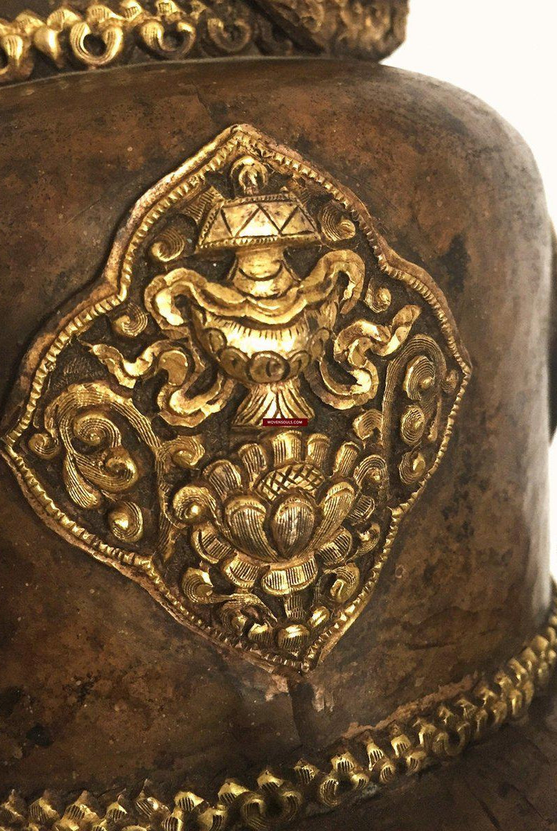 985 VENDU Couronne de diadème de cérémonie de prêtre tantrique bouddhiste antique-WOVENSOULS-Antique-Vintage-Textiles-Art-Décor