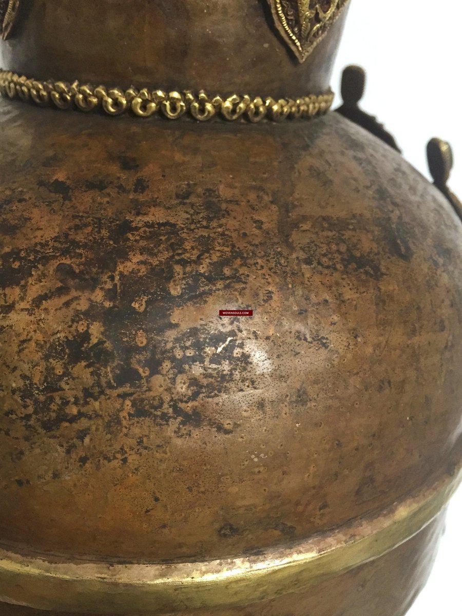 985 SOLD Antique Buddhist Tantric Priest Ceremonial Diadem Crown-WOVENSOULS-Antique-Vintage-Textiles-Art-Decor