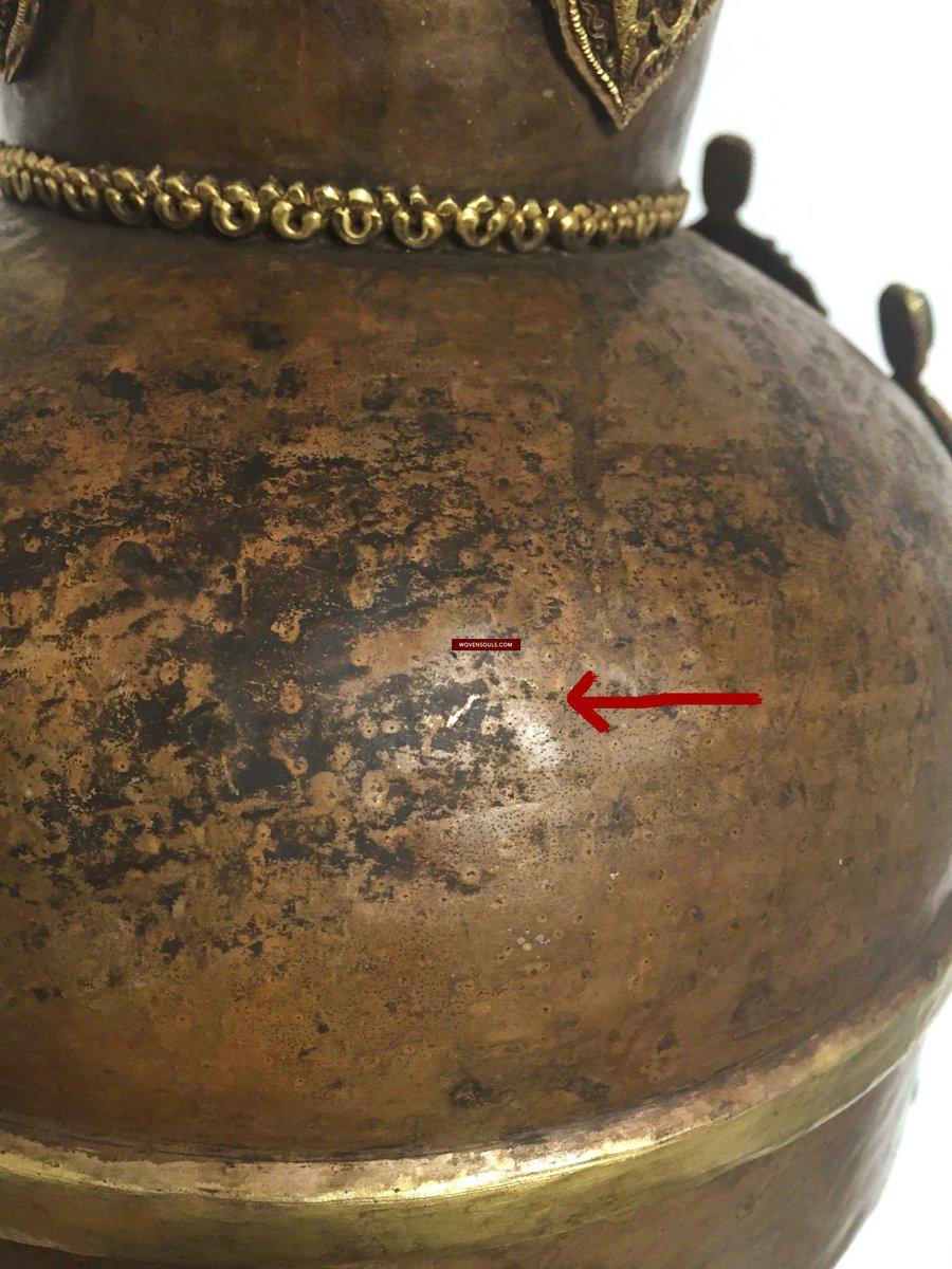 985 SOLD Antique Buddhist Tantric Priest Ceremonial Diadem Crown-WOVENSOULS-Antique-Vintage-Textiles-Art-Decor