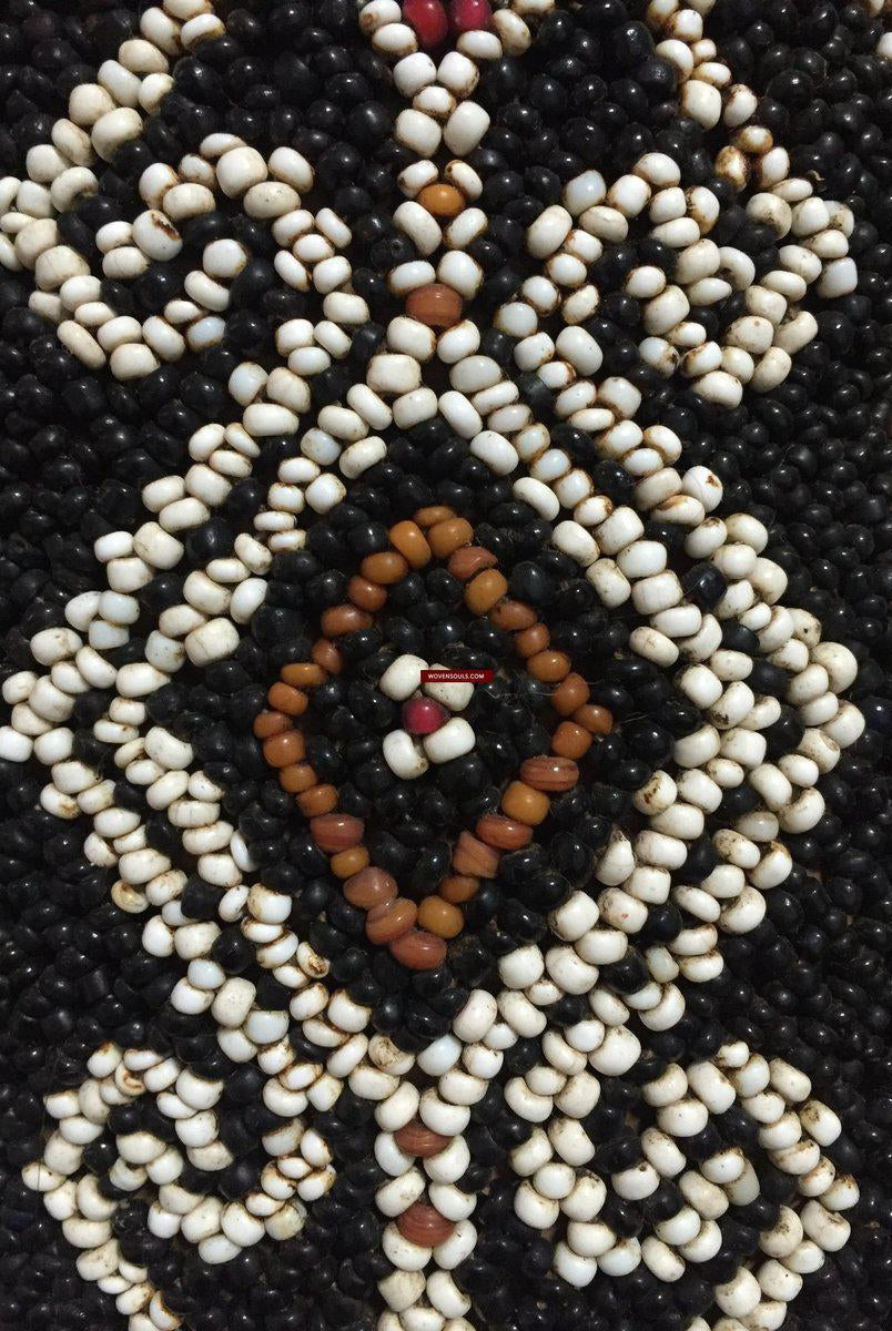 986 Old Beaded Dayak Baby Carrier from Borneo-WOVENSOULS-Antique-Vintage-Textiles-Art-Decor