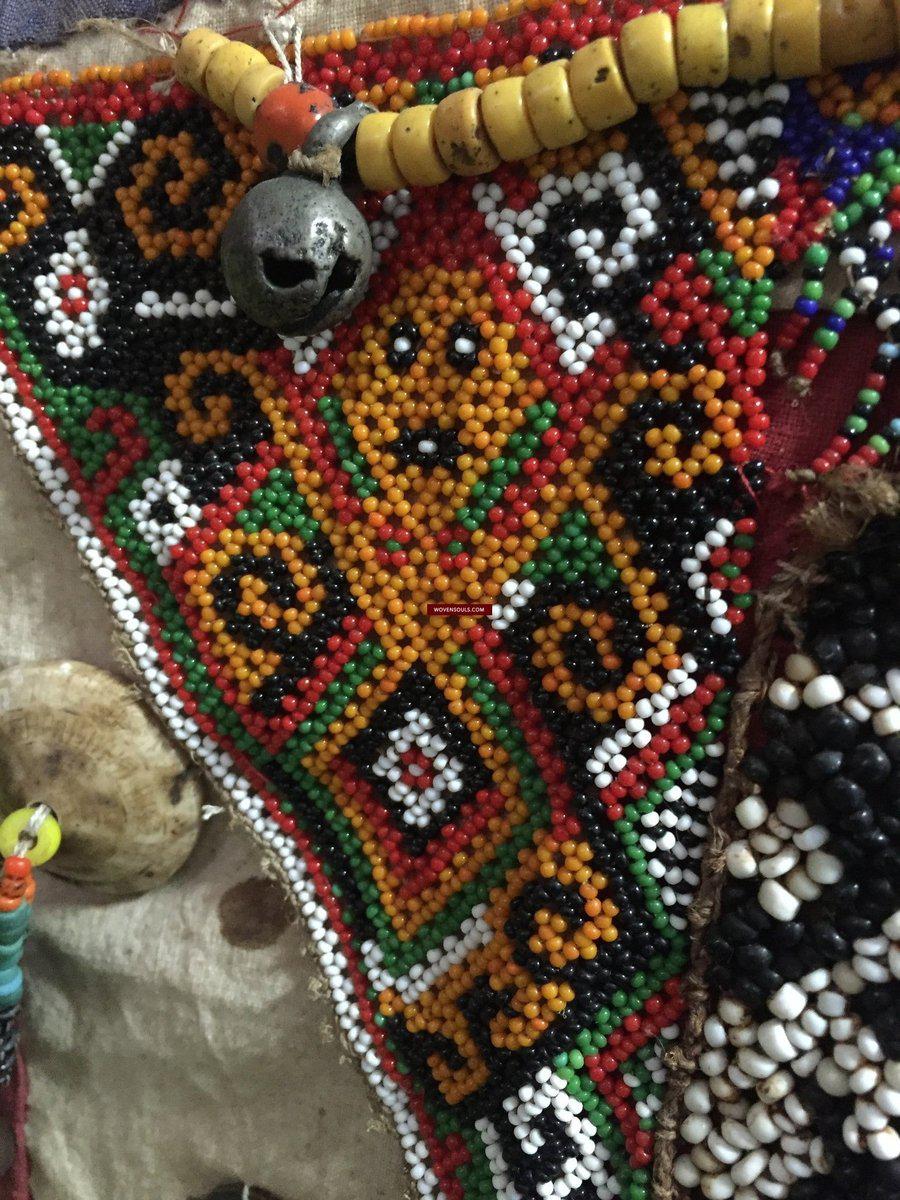 986 Old Beaded Dayak Baby Carrier from Borneo-WOVENSOULS-Antique-Vintage-Textiles-Art-Decor