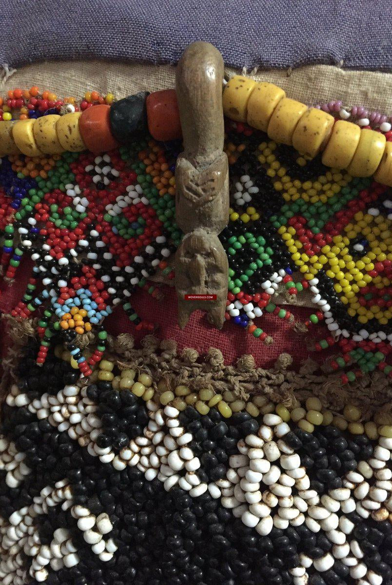986 Old Beaded Dayak Baby Carrier from Borneo-WOVENSOULS-Antique-Vintage-Textiles-Art-Decor