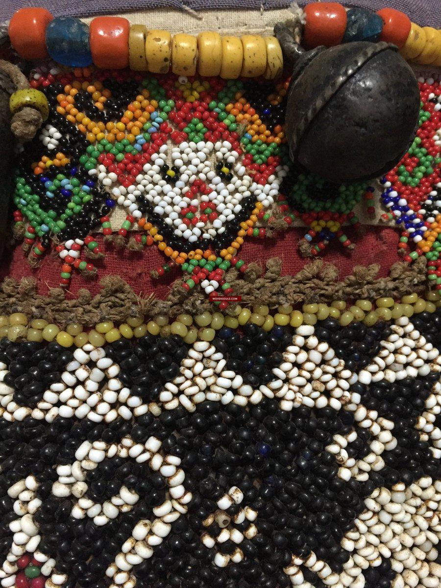 986 Old Beaded Dayak Baby Carrier from Borneo-WOVENSOULS-Antique-Vintage-Textiles-Art-Decor
