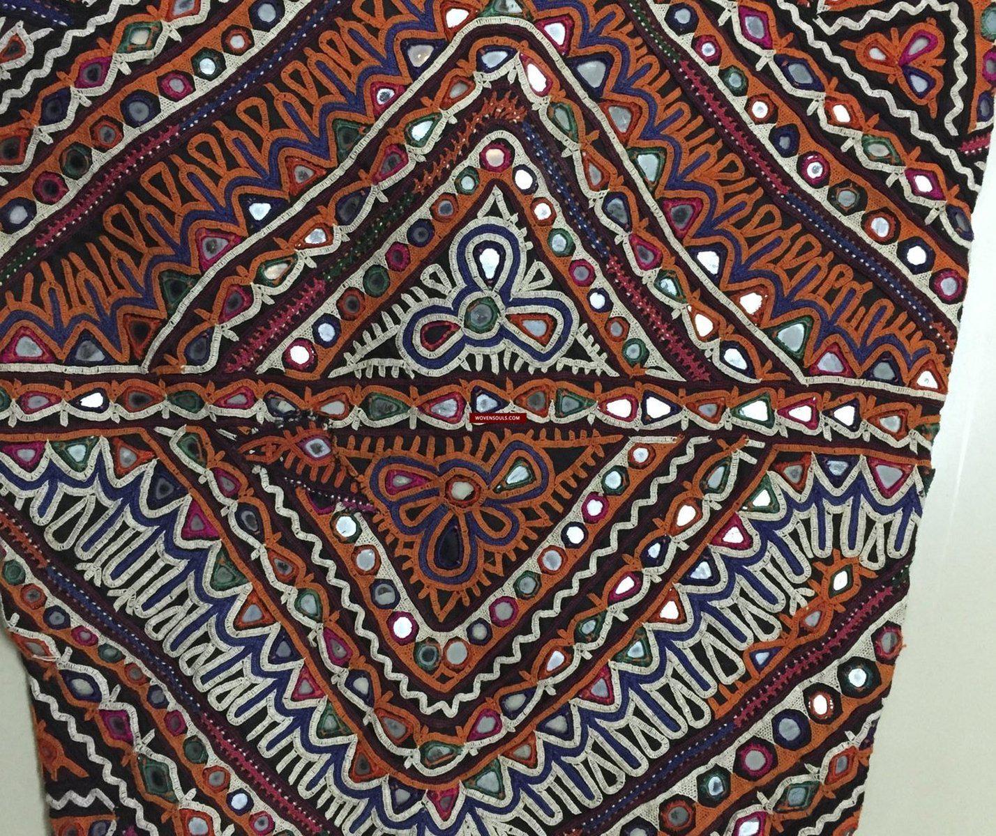 988 Vintage Tribal Dowry Bag Embroidery Textile Masterpiece-WOVENSOULS-Antique-Vintage-Textiles-Art-Decor