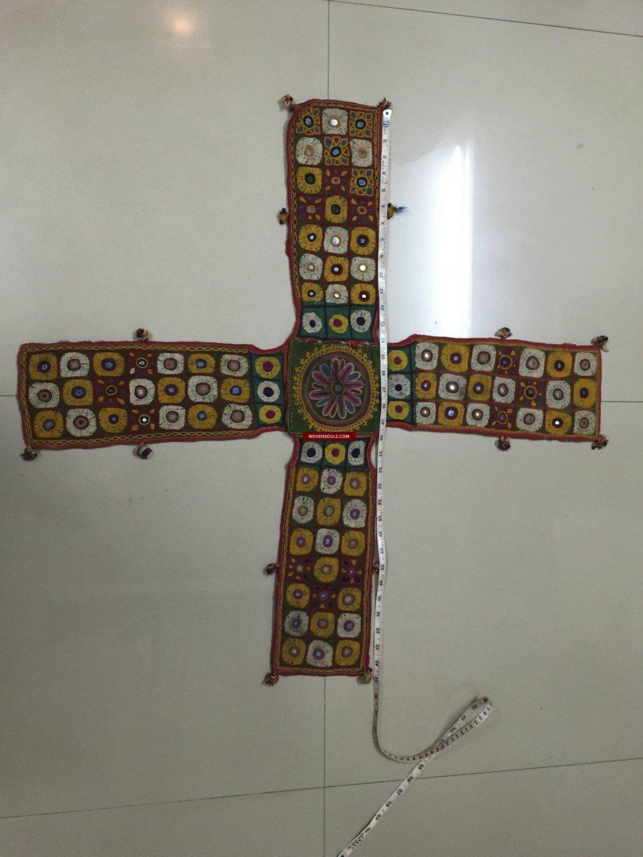 991 Vintage Chopat Game - Vintage Embroidery from Gujarat-WOVENSOULS-Antique-Vintage-Textiles-Art-Decor
