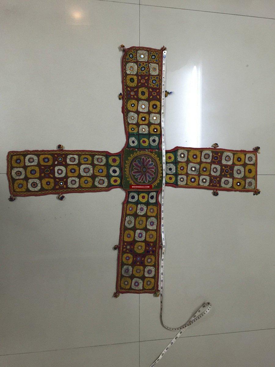 991 Vintage Chopat Game - Vintage Embroidery from Gujarat-WOVENSOULS-Antique-Vintage-Textiles-Art-Decor