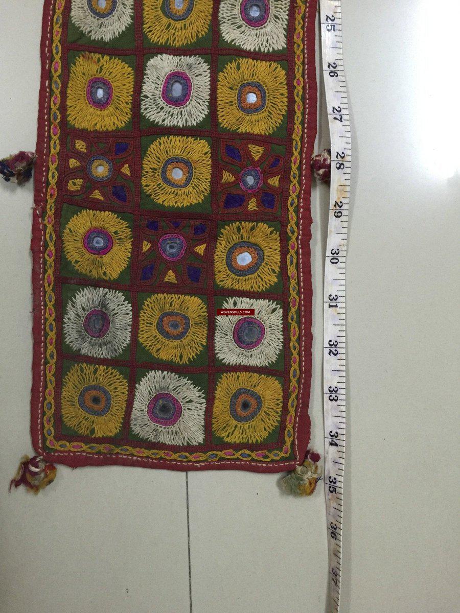 991 Vintage Chopat Game - Vintage Embroidery from Gujarat-WOVENSOULS-Antique-Vintage-Textiles-Art-Decor