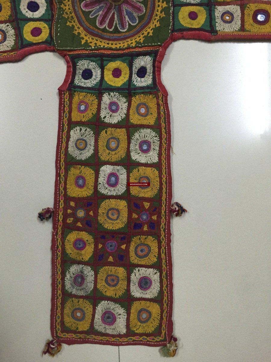 991 Vintage Chopat Game - Vintage Embroidery from Gujarat-WOVENSOULS-Antique-Vintage-Textiles-Art-Decor