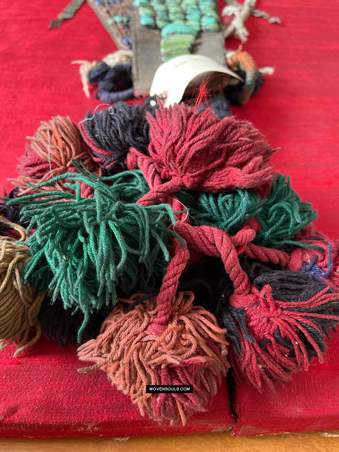 995 Old Heirloom Jewelry Ladakh Turquoise Perak Headdress-WOVENSOULS Antique Textiles & Art Gallery