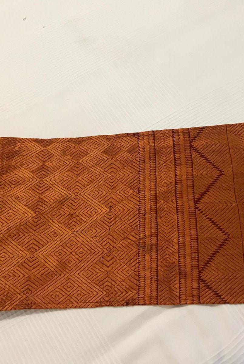 999-A VERKAUFT Alt Phulkari Bagh-Stola in TextilgrößeWOVENSOULS-Antike-Vintage-Textilien-Kunst-Dekor