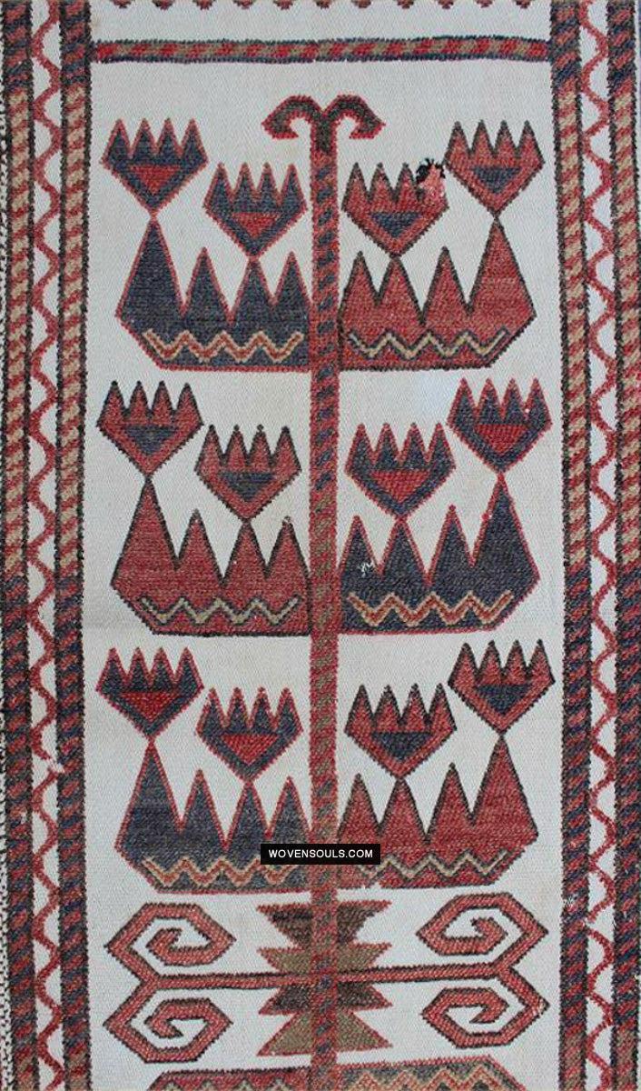 830 Antique Karakalpak Qarakalpak Tent Band Panels-WOVENSOULS Antique Textiles & Art Gallery