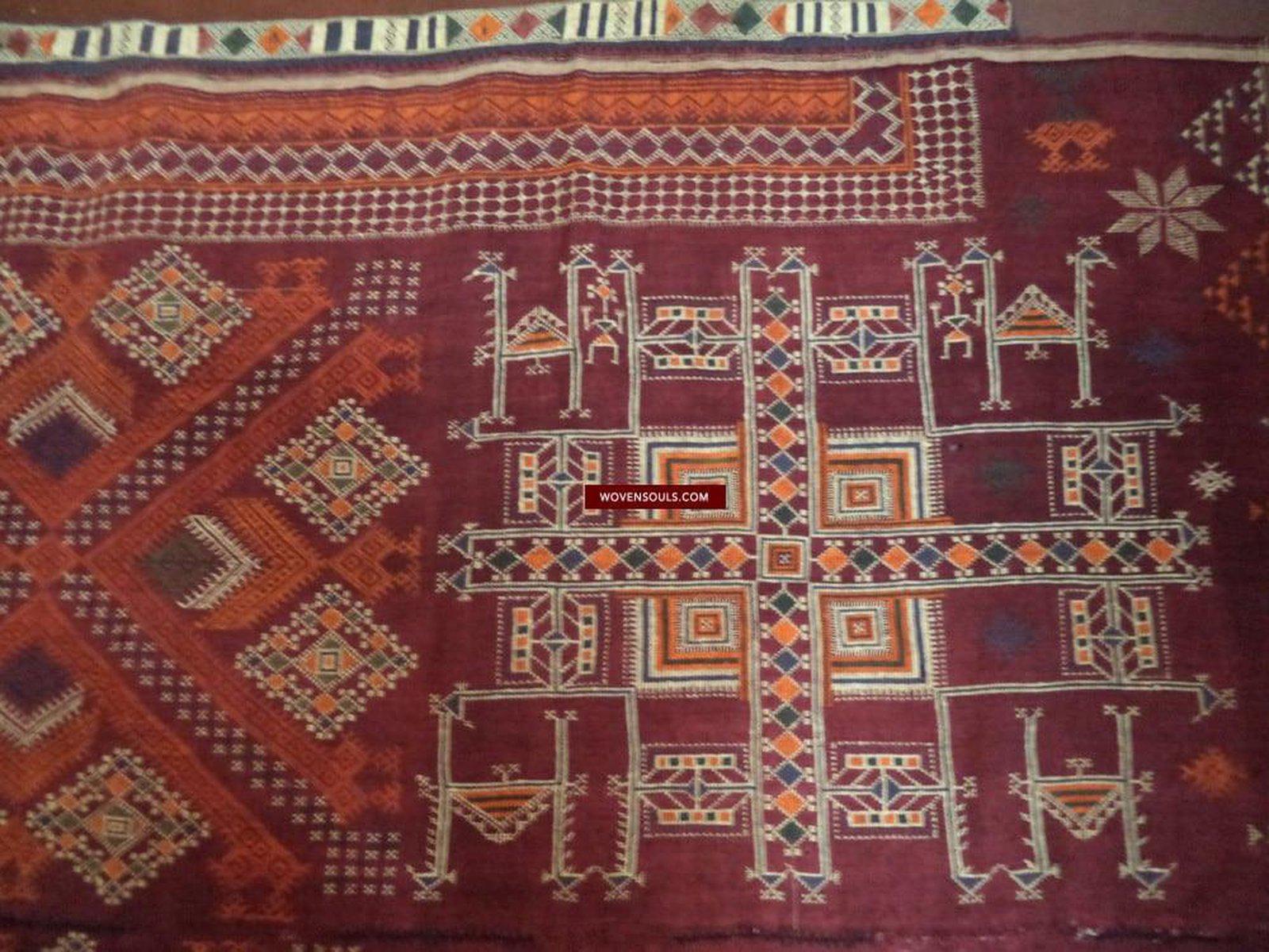802 Shekhawati Bishnoi Shawl Rajasthan Textile Art-WOVENSOULS-Antique-Vintage-Textiles-Art-Decor